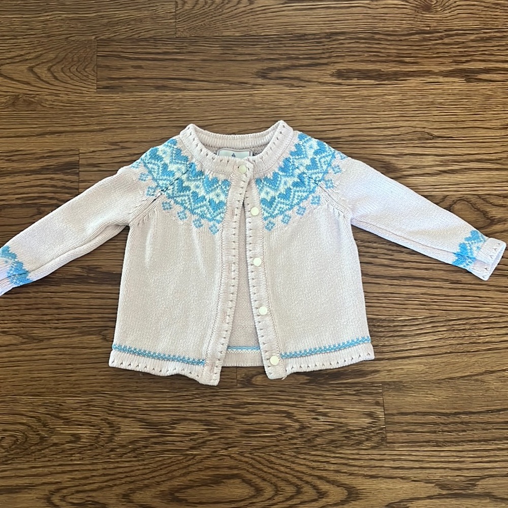 Darling Fair Isle Girls Sweater